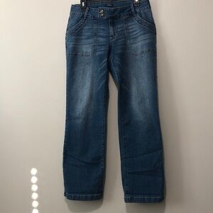 Elegant Denim Wide Leg Jeans